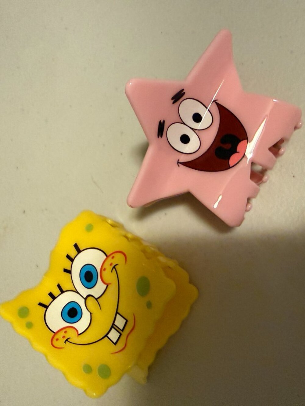 Spongebob and Patrick Claw Clip Hair Accessory